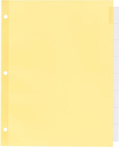 INDEX TAB 8TAB CLEAR ECONOMY