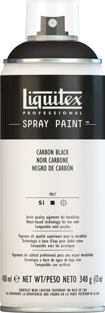 Liquitex Spray Paint 400Ml Carbon Black