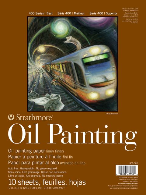 OIL PAINTING PAPER PAD 9X12 10 SHEETS