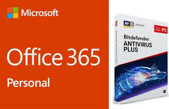 Microsoft Office 365 Personal wih Antivirus 1 Year Software Download - Windows