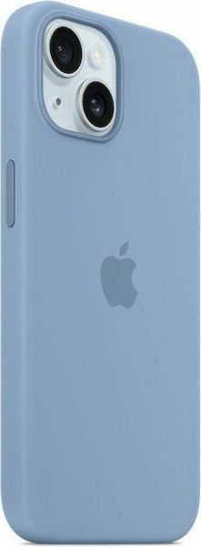 iPhone 15 Silicone Case with MagSafe - Winter Blue