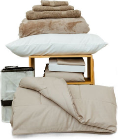 ESSNTL BEDDING BUNDLE-TAUPE